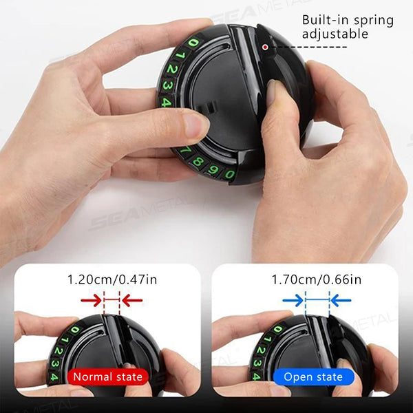 Supporto Telefono Auto Tutto-in-Uno: Antiscivolo + Rotazione a 360° + Targa Nascosta + Porta Accessori + Materiali in PVC